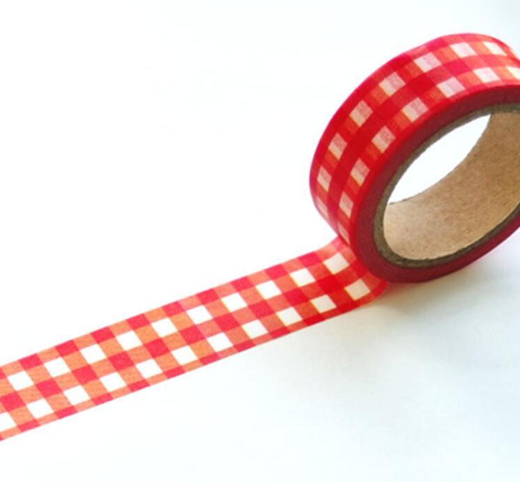 W-craft W02-MK-T00 15mm series paper tape W02-MK geometric pattern stripes Plaid dots - CHL-STORE 
