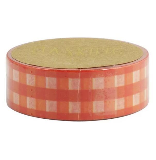 W-craft W02-MK-T00 15mm series paper tape W02-MK geometric pattern stripes Plaid dots - CHL-STORE 