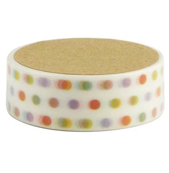 W-craft W02-MK-T00 15mm series paper tape W02-MK geometric pattern stripes Plaid dots - CHL-STORE 