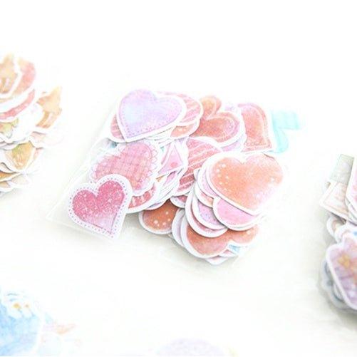 Watercolor hand-painted style stickers decorative stickers seal stickers undersea animal stickers galaxy stickers universe stars sea creatures NP-000119 - CHL-STORE 