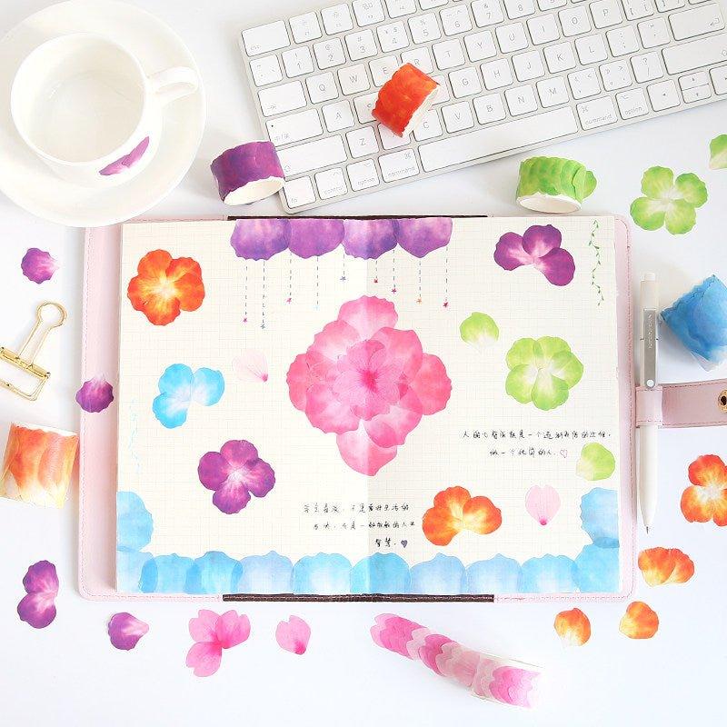 Watercolor Petal Tape Petal Shape Sticker NP-H7TAY-0240 - CHL-STORE 