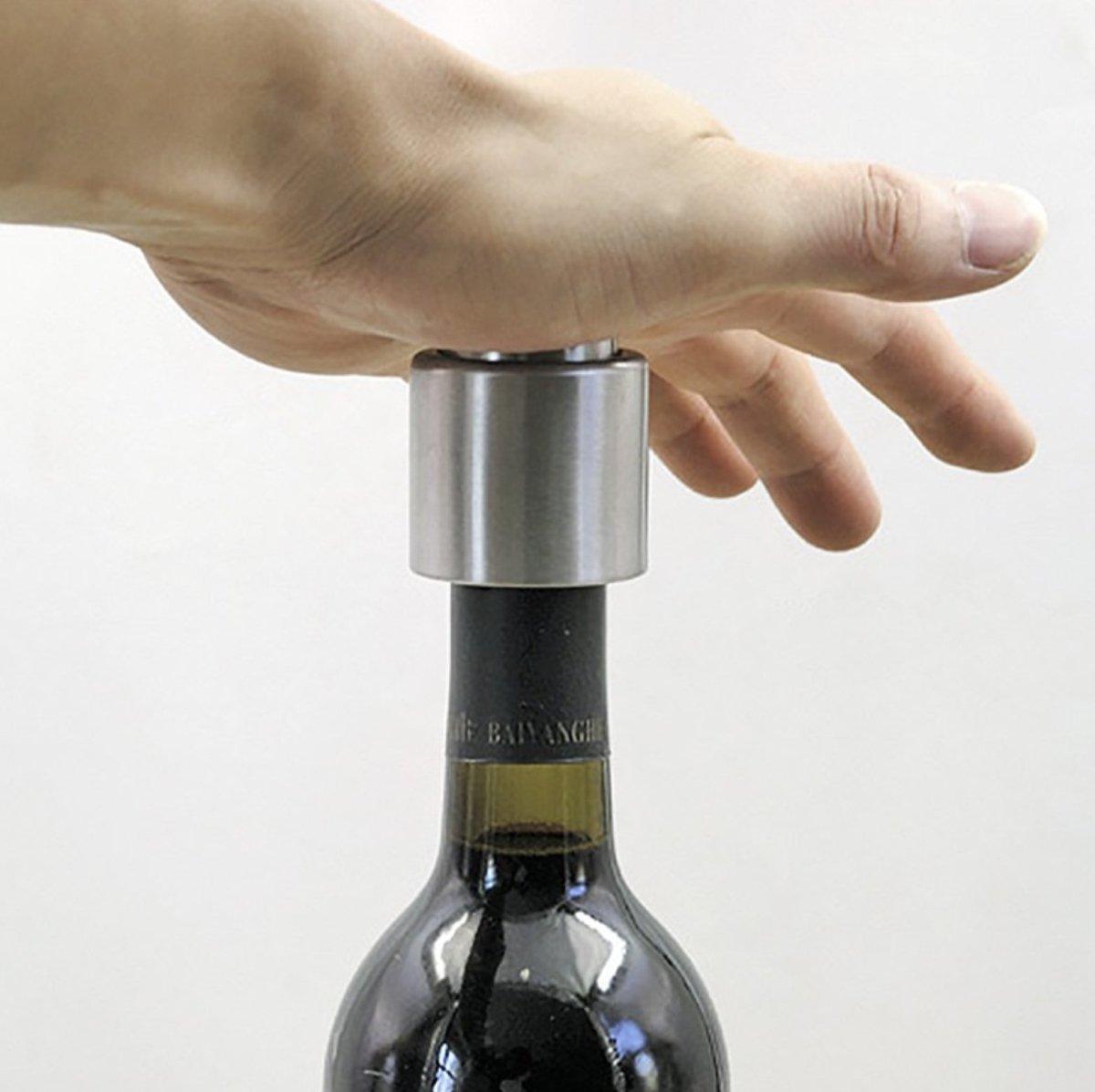 Wine preservation artifact Stainless steel wine stopper Press-type wine bottle sealerRP-0000016 - CHL-STORE 