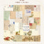Words of material paper, cottage garden series, retro decoration, base paper, material, 60 sheets NP-050019 - CHL-STORE 