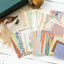 Words of material paper, cottage garden series, retro decoration, base paper, material, 60 sheets NP-050019 - CHL-STORE 