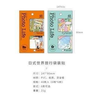 World Travel International Postmark PHOTOLIFE American Sticker Pack NP-HEZQI-0102 - CHL-STORE 