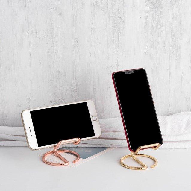 Wrought Iron Line Simple Design Metal Phone Holder LI-030012 - CHL-STORE 
