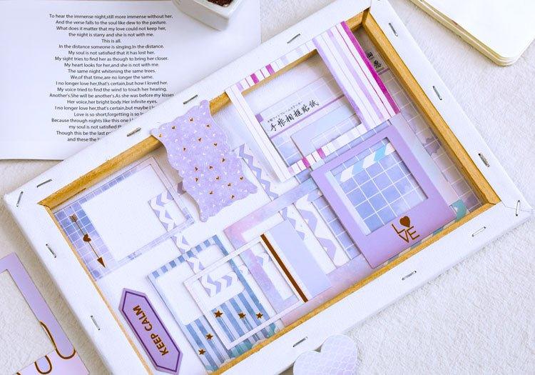 Yuxian Handbook Sticker Pack Handbook Candy Colors Photo Frame Shape Series Photo Frame Stickers NP-000043 - CHL-STORE 