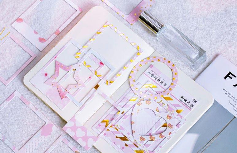 Yuxian Handbook Sticker Pack Handbook Candy Colors Photo Frame Shape Series Photo Frame Stickers NP-000043 - CHL-STORE 