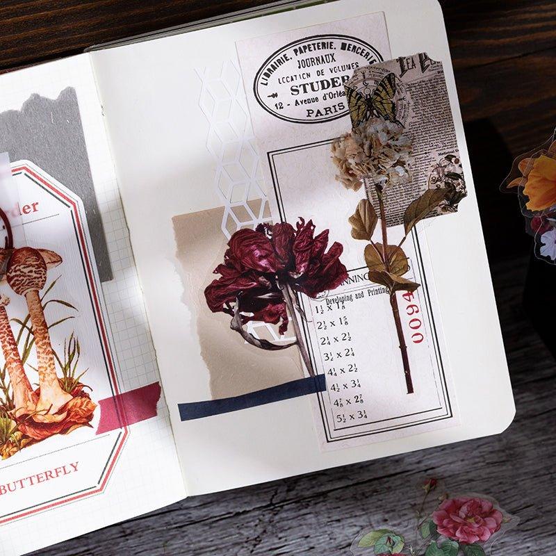 Yuxian PET Sticker Pack Yesterday's Flower House Series Decorative Stickers NP-000115 - CHL-STORE 