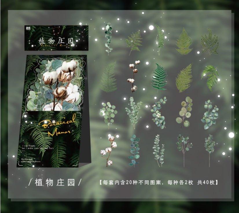 Yuxian PET Sticker Pack Yesterday's Flower House Series Decorative Stickers NP-000115 - CHL-STORE 