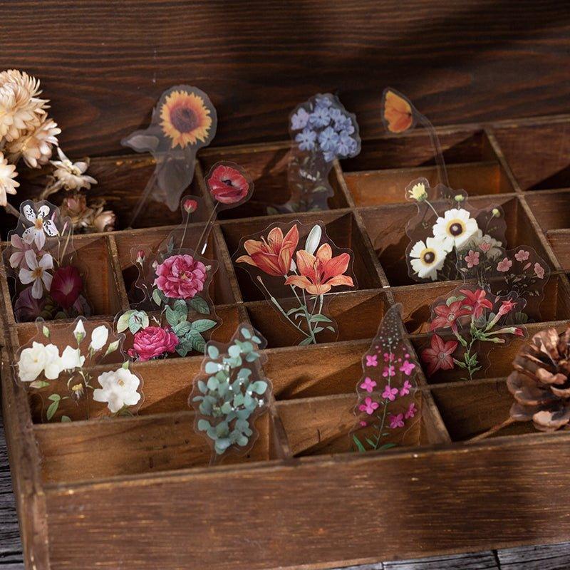 Yuxian PET Sticker Pack Yesterday's Flower House Series Decorative Stickers NP-000115 - CHL-STORE 