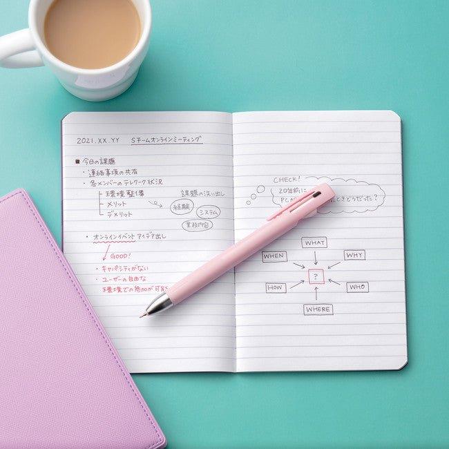 Zebra BLEN 2+S 0.5MM 0.7MM 2+1oil pen Automatic pencil function Red ink Black ink Multifunctional pen B2SAS88 B2SA88 - CHL-STORE 