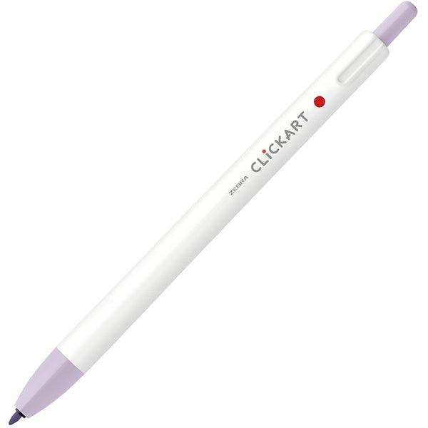ZEBRA CLICKART Gentle light color WYSS22 0.6mm water-based pen single 12 color set - CHL-STORE 