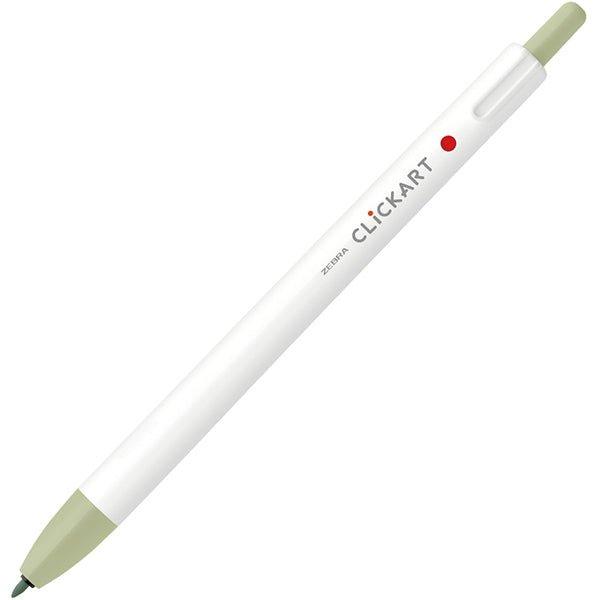 ZEBRA CLICKART Gentle light color WYSS22 0.6mm water-based pen single 12 color set - CHL-STORE 