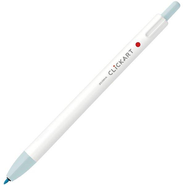 ZEBRA CLICKART Gentle light color WYSS22 0.6mm water-based pen single 12 color set - CHL-STORE 