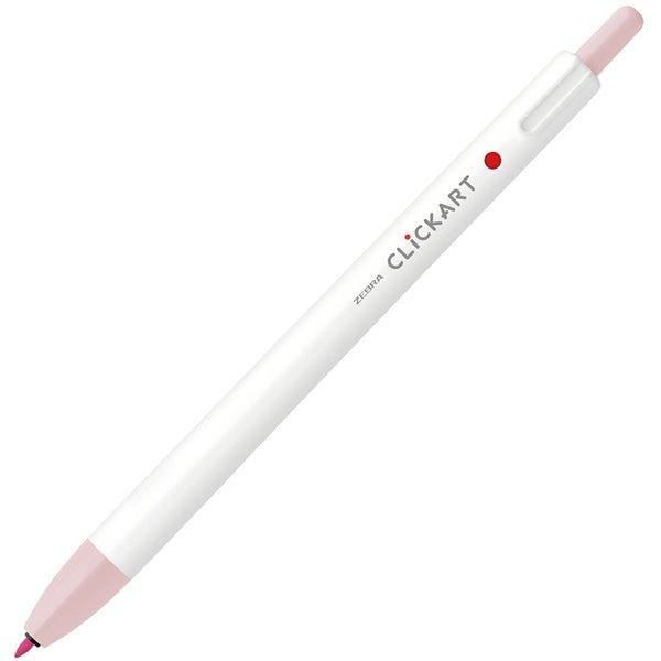 ZEBRA CLICKART Gentle light color WYSS22 0.6mm water-based pen single 12 color set - CHL-STORE 
