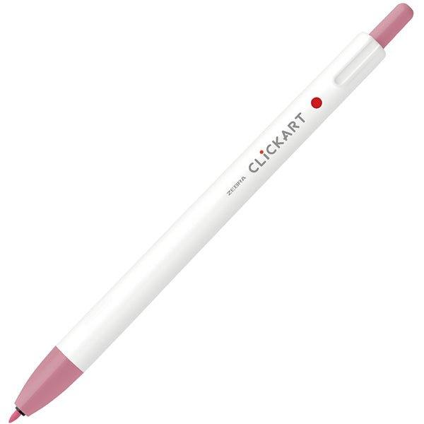 ZEBRA CLICKART Gentle light color WYSS22 0.6mm water-based pen single 12 color set - CHL-STORE 