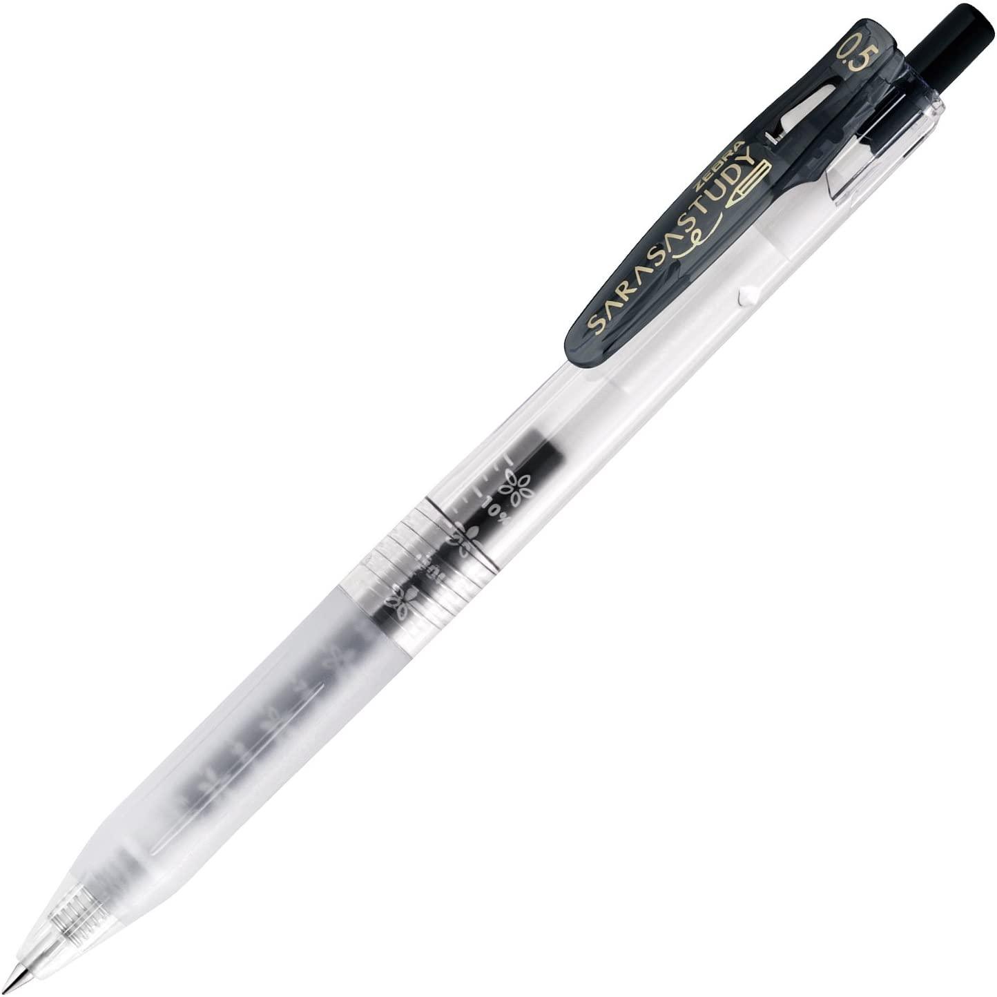 ZEBRA JJM88 SARASA STUDY ink scale learning essential 0.5mm neutral water pen ballpoint pen learning pen - CHL-STORE 