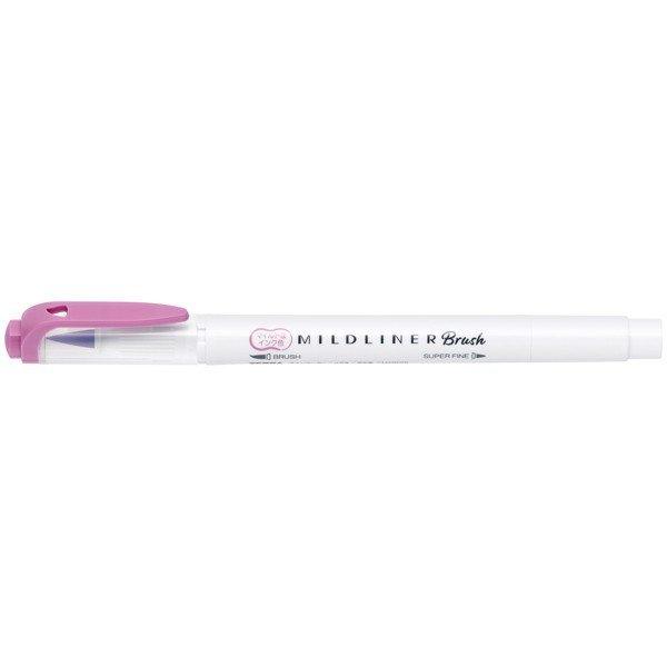 ZEBRA MILDLINER WFT8 double-headed highlighter soft-painted pen drawing marker water-based highlighter soft-headed brush extra fine - CHL-STORE 