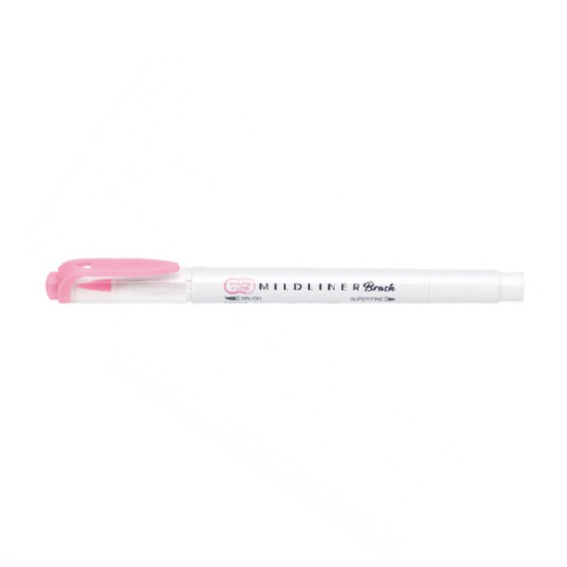 ZEBRA MILDLINER WFT8 double-headed highlighter soft-painted pen drawing marker water-based highlighter soft-headed brush extra fine - CHL-STORE 