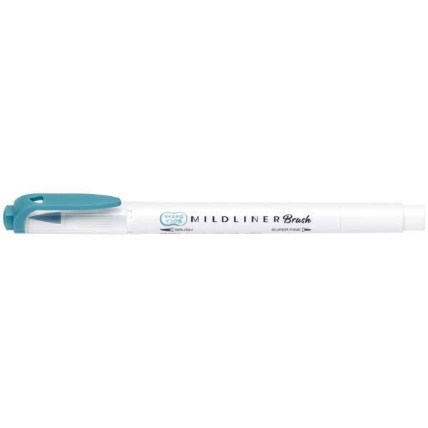 ZEBRA MILDLINER WFT8 double-headed highlighter soft-painted pen drawing marker water-based highlighter soft-headed brush extra fine - CHL-STORE 
