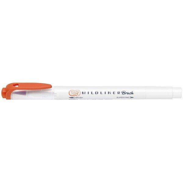 ZEBRA MILDLINER WFT8 double-headed highlighter soft-painted pen drawing marker water-based highlighter soft-headed brush extra fine - CHL-STORE 