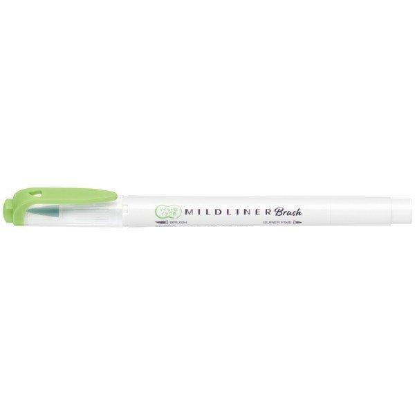 ZEBRA MILDLINER WFT8 double-headed highlighter soft-painted pen drawing marker water-based highlighter soft-headed brush extra fine - CHL-STORE 