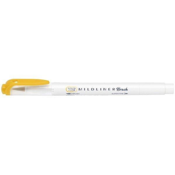 ZEBRA MILDLINER WFT8 double-headed highlighter soft-painted pen drawing marker water-based highlighter soft-headed brush extra fine - CHL-STORE 