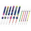 Zebra neon color series five-color pen tube three-color pen tube 0.5MM for the core S5A20 S3A20 RNJK5 Refill - CHL-STORE 