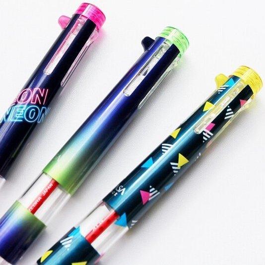 Zebra neon color series five-color pen tube three-color pen tube 0.5MM for the core S5A20 S3A20 RNJK5 Refill - CHL-STORE 