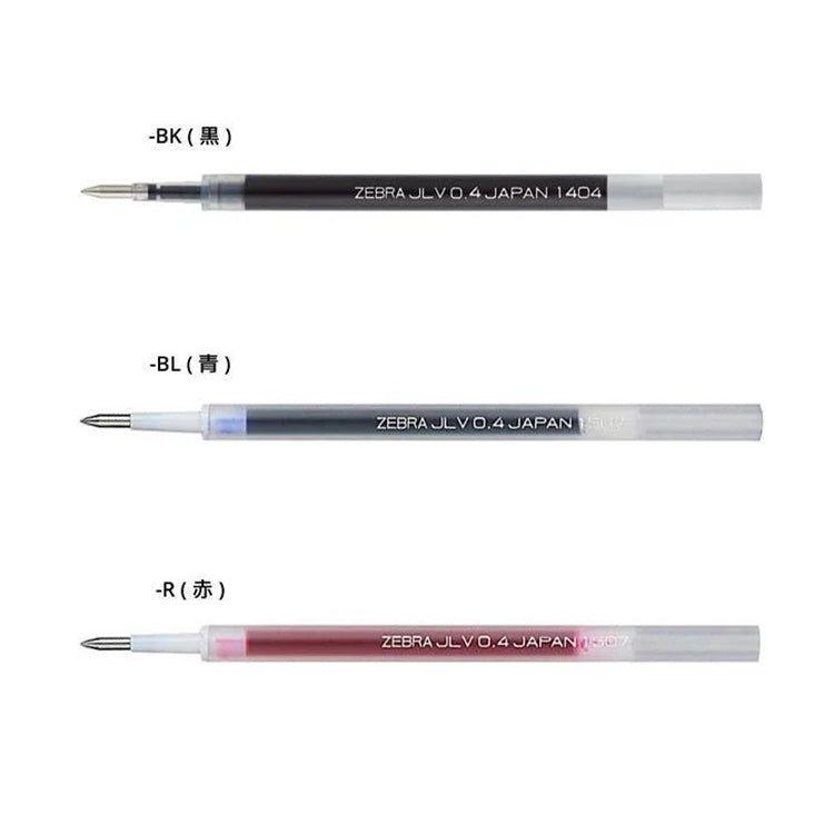 ZEBRA RJLV4 RJLV5 0.4 0.5mm SARASA JJS31 Ultra-fast Drying Water-based Pen Refill - CHL-STORE 