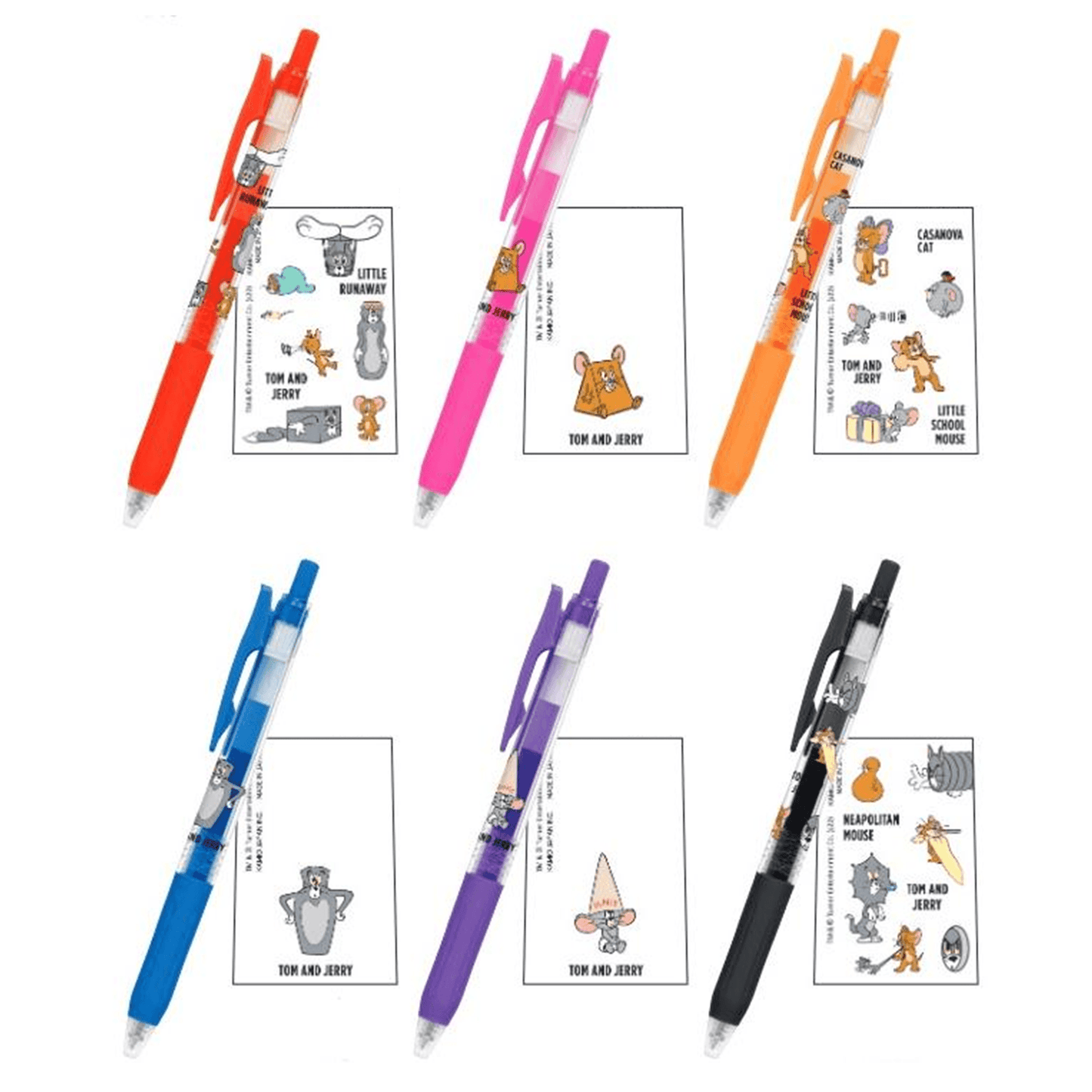 ZEBRA SARASA limited Tom cat and Jerry mouse new JJ15 0.5mm gel pen 30174 - CHL-STORE 