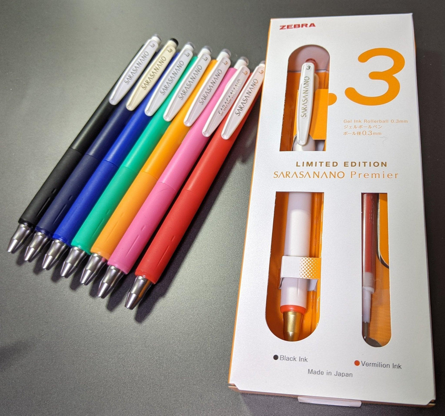 ZEBRA SARASA NANO 0.3MM new neutral pen retro color refill limited combination set - CHL-STORE 