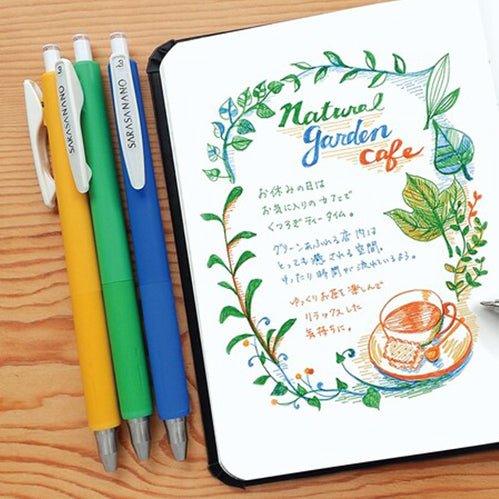 ZEBRA SARASA NANO 0.3MM new neutral pen retro color refill limited combination set - CHL-STORE 