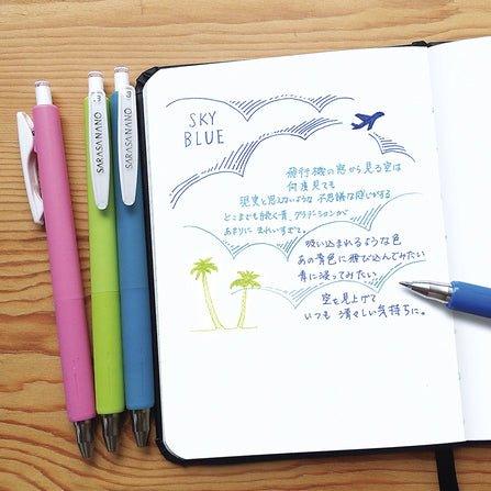 ZEBRA SARASA NANO 0.3MM new neutral pen retro color refill limited combination set - CHL-STORE 