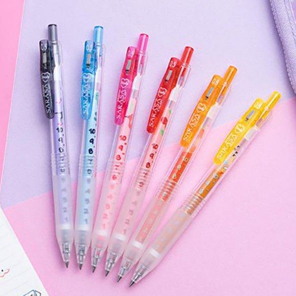 Zebra sarasa x yupon 0.5MM cute animal limited pen holder graffiti illustration pen refill pen holder - CHL-STORE 