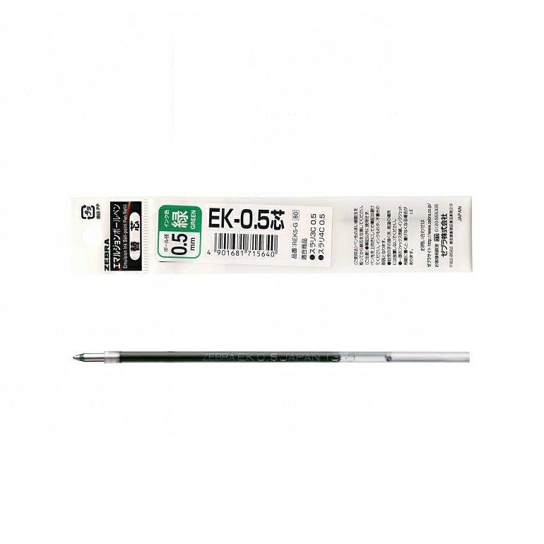 ZEBRA Surari 0.5mm REK5 Milti Clop-on 3+S 2+S Ball-Point Pen Refill - CHL-STORE 
