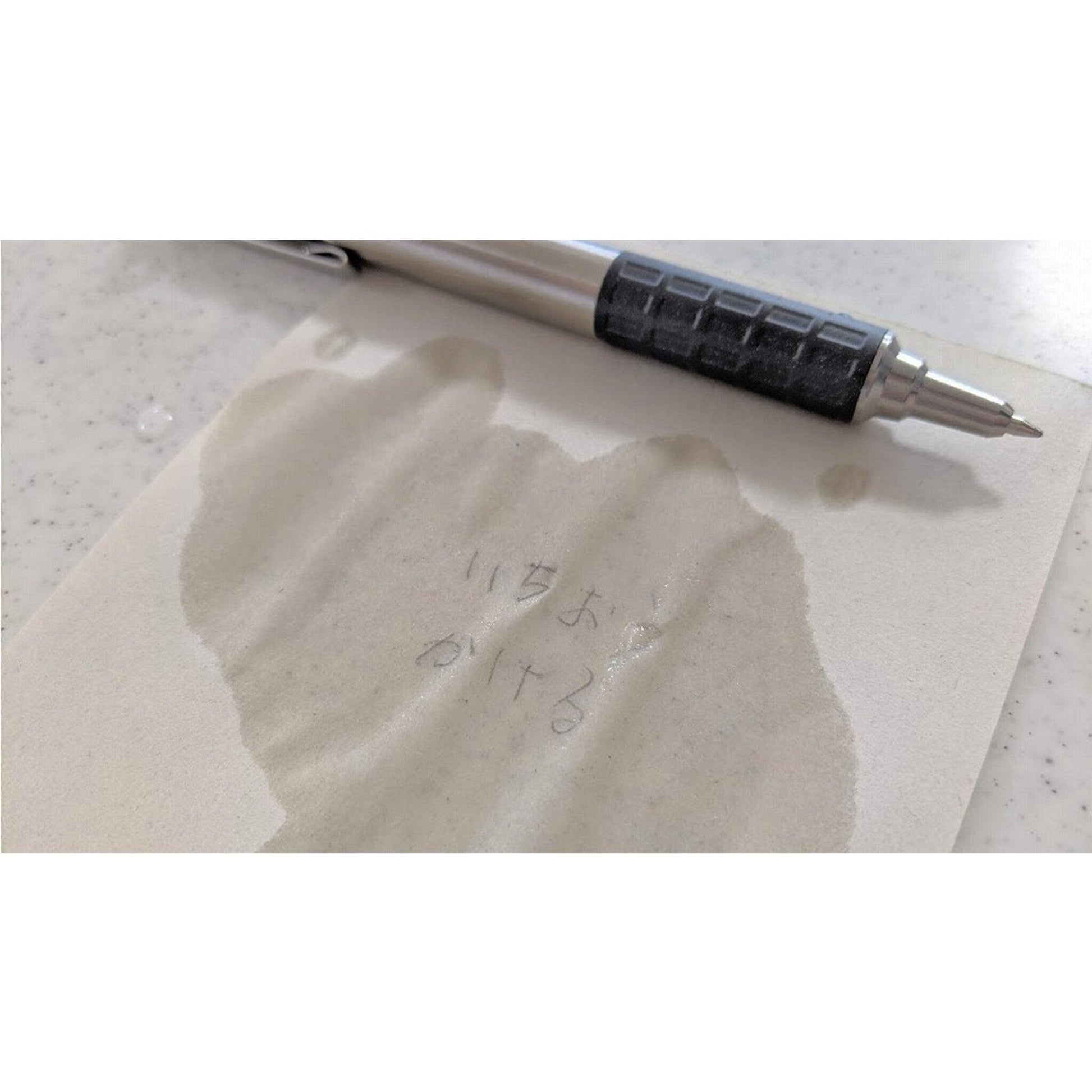 ZEBRA WETNIE P-BA100-GBK Pressurized ballpoint pen 0.7MM black ink oily dark gray metal rod anti-wet ink - CHL-STORE 