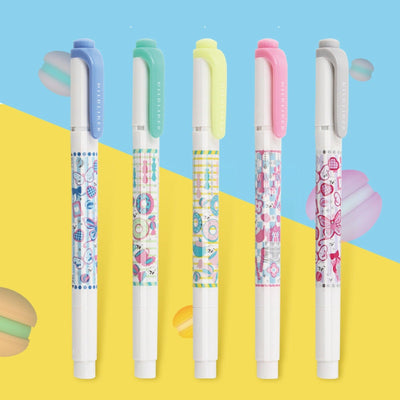 Zebra WKT7-A1-M highlighter MILDLINER snack country double-headed highlighter sweet water-based pen - CHL-STORE 