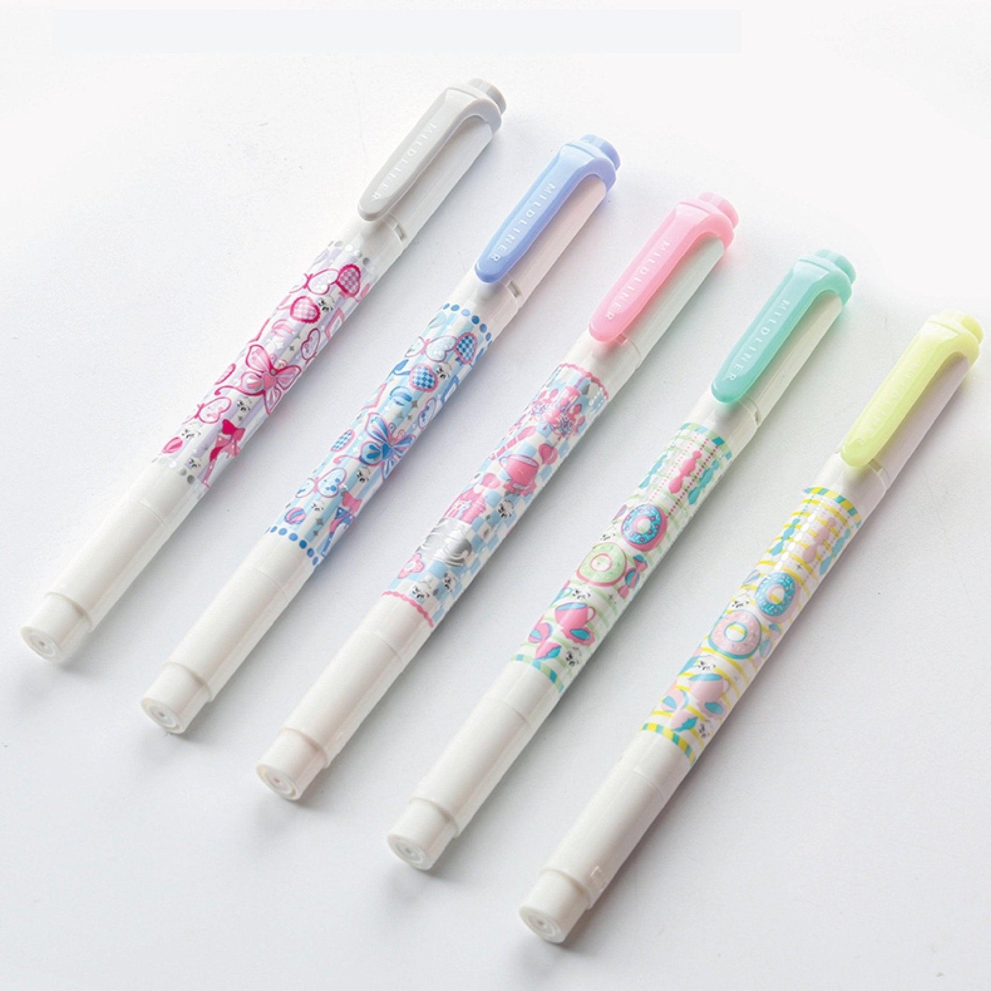 Zebra WKT7-A1-M highlighter MILDLINER snack country double-headed highlighter sweet water-based pen - CHL-STORE 