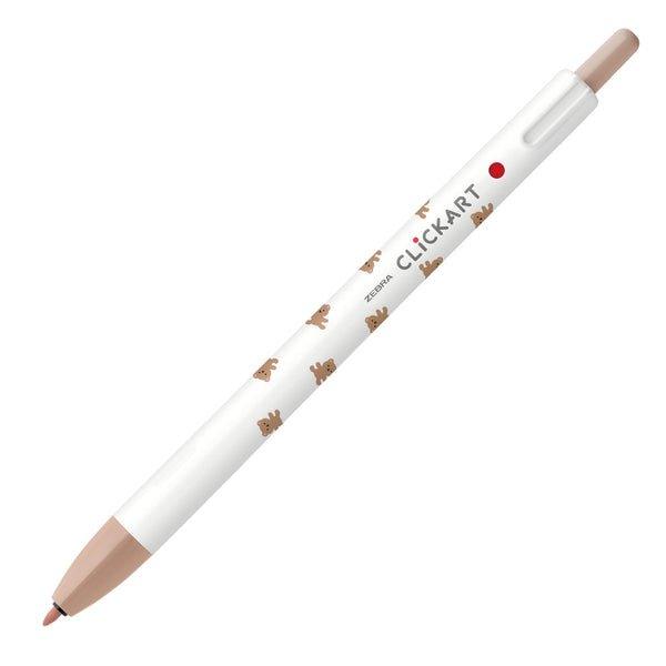 ZEBRA WYSS22-YM CLICKART water-based pen cute pattern limited cute illustration limited pen holder single - CHL-STORE 
